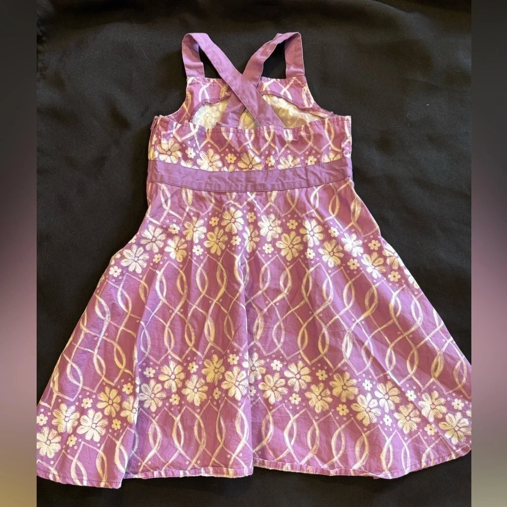Gymboree Pink and Gold Sleeveless Sundress